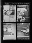 Southern Bakery; Woman sitting; Men shaking hands (4 Negatives), September 26, 1957 [Sleeve 33, Folder f, Box 12]